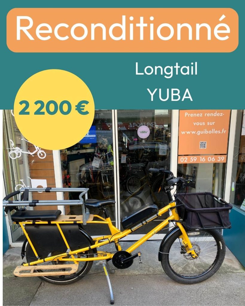 Vélo longtail reconditionné Guibolles Caen